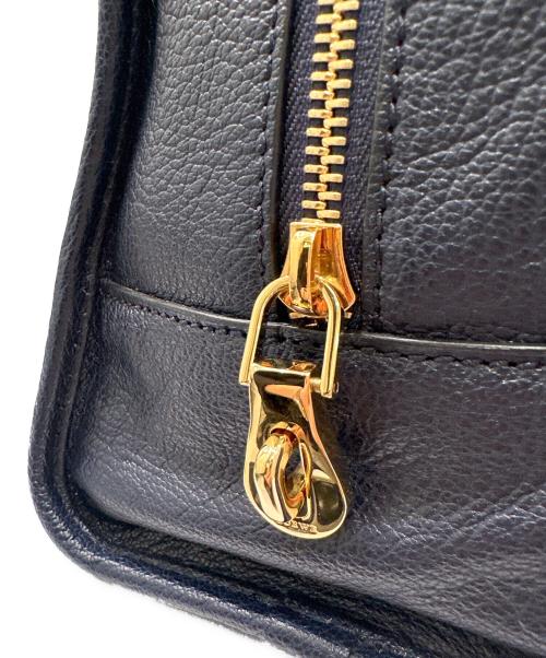 LOEWE（ロエベ）LOEWE (ロエベ) アマソナ28/レザーハンドバッグ ネイビー サイズ:28の古着・服飾アイテム