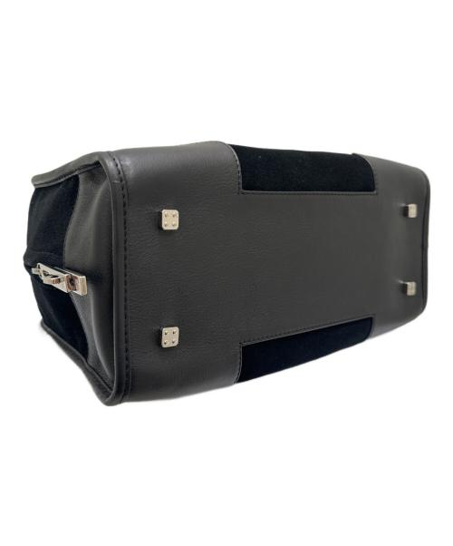 LOEWE（ロエベ）LOEWE (ロエベ) アマソナ28/スウェードハンドバッグ ブラック サイズ:28の古着・服飾アイテム