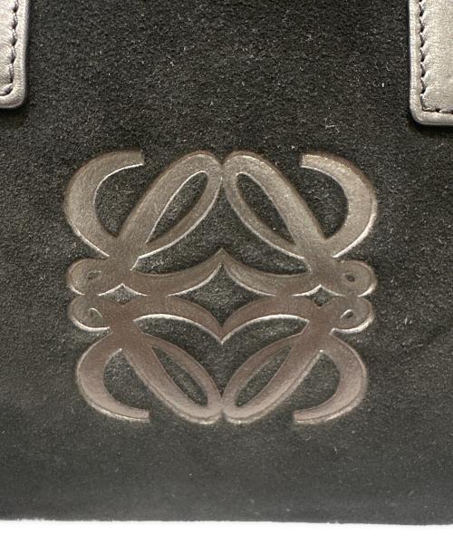 LOEWE（ロエベ）LOEWE (ロエベ) アマソナ28/スウェードハンドバッグ ブラック サイズ:28の古着・服飾アイテム