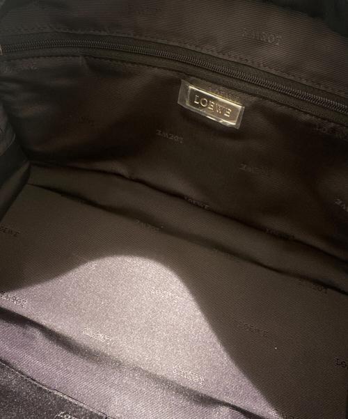 LOEWE（ロエベ）LOEWE (ロエベ) アマソナ28/スウェードハンドバッグ ブラック サイズ:28の古着・服飾アイテム