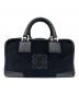 LOEWE (ロエベ) アマソナ28/スウェードハンドバッグ ブラック サイズ:28：120000円