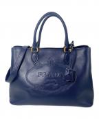PRADAプラダ）の古着「2WAYショルダーバッグ」｜ネイビー