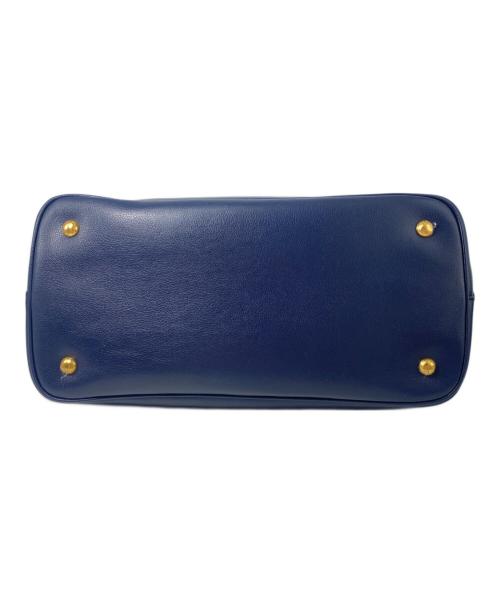 PRADA（プラダ）PRADA (プラダ) 2WAYショルダーバッグ ネイビーの古着・服飾アイテム