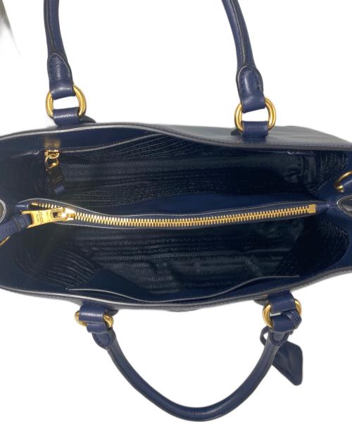 PRADA（プラダ）PRADA (プラダ) 2WAYショルダーバッグ ネイビーの古着・服飾アイテム