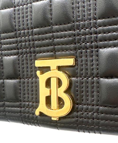 BURBERRY（バーバリー）BURBERRY (バーバリー) TBローラ キルティングショルダーバッグ ブラック サイズ:-の古着・服飾アイテム