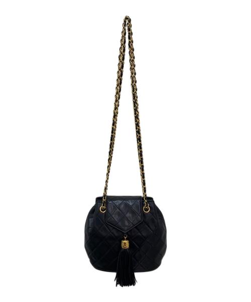 CHANEL（シャネル）CHANEL (シャネル) チェーンショルダーバッグ ブラックの古着・服飾アイテム