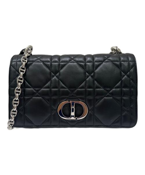 Christian Dior（クリスチャン ディオール）Christian Dior (クリスチャン ディオール) カナージュカロ ミディアム ブラック サイズ:ミディアムの古着・服飾アイテム
