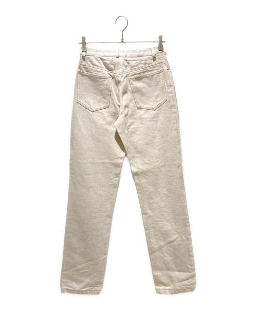 HERMES（エルメス）HERMES (エルメス) テーパードデニムパンツ ベージュ サイズ:36の古着・服飾アイテム