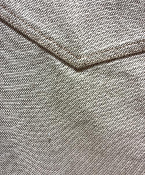 HERMES（エルメス）HERMES (エルメス) テーパードデニムパンツ ベージュ サイズ:36の古着・服飾アイテム