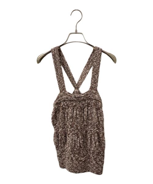 LEMAIRE（ルメール）LEMAIRE (ルメール) ニットビスチェ ブラウン サイズ:XSの古着・服飾アイテム