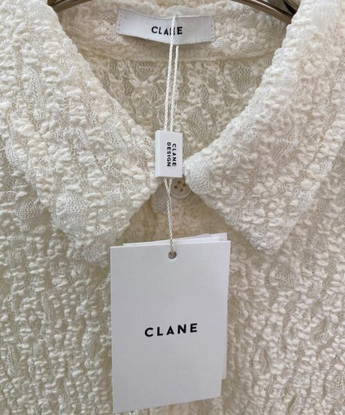 CLANE（クラネ）CLANE (クラネ) LADY LACE SHIRT ナチュラル サイズ:2 未使用品の古着・服飾アイテム