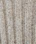 中古・古着 AURALEE (オーラリー) SILK COTTON MELANGE RIB KNIT V-NECK P/O ベージュ サイズ:1：14000円