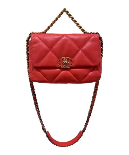 CHANEL（シャネル）CHANEL (シャネル) CHANEL 19 ハンドバッグ ピンクの古着・服飾アイテム