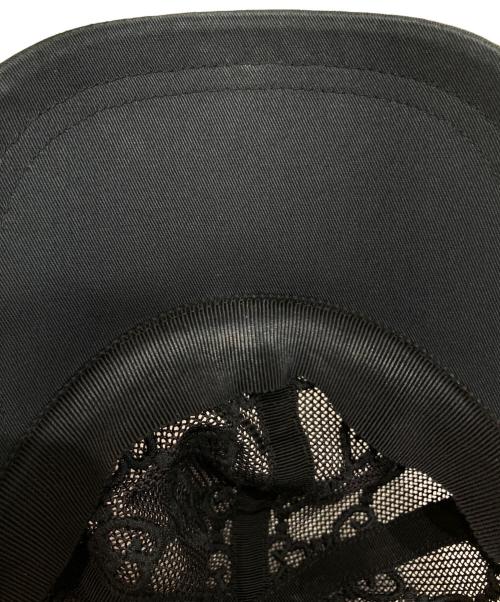 GUCCI（グッチ）GUCCI (グッチ) GGエンブロイダリーキャップ ブラック サイズ:Sの古着・服飾アイテム