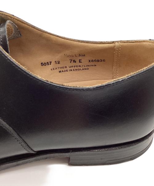 Crockett & Jones（クロケット＆ジョーンズ）Crockett & Jones (クロケット＆ジョーンズ) ストレートチップシューズ ブラック サイズ:7 1/2の古着・服飾アイテム