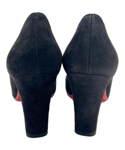 Christian Louboutin（クリスチャン・ルブタン）Christian Louboutin (クリスチャン・ルブタン) Suede pumps　スウェードパンプス ブラック サイズ:36の古着・服飾アイテム