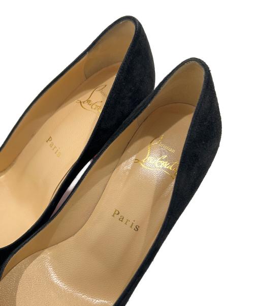 Christian Louboutin（クリスチャン・ルブタン）Christian Louboutin (クリスチャン・ルブタン) Suede pumps　スウェードパンプス ブラック サイズ:36の古着・服飾アイテム