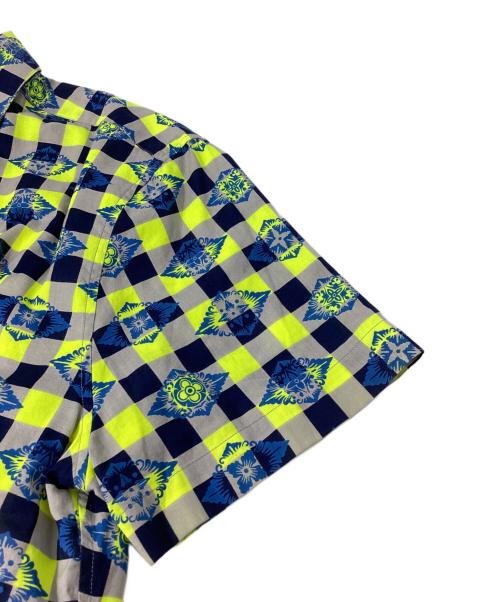 LOUIS VUITTON（ルイ ヴィトン）LOUIS VUITTON (ルイ ヴィトン) 総柄半袖シャツ 黄緑 サイズ:Mの古着・服飾アイテム