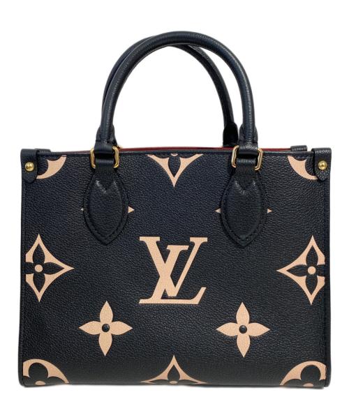 LOUIS VUITTON（ルイ ヴィトン）LOUIS VUITTON (ルイ ヴィトン) オンザゴーPM ブラック×ベージュ サイズ:PMの古着・服飾アイテム