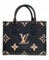LOUIS VUITTON (ルイ ヴィトン) オンザゴーPM ブラック×ベージュ サイズ:PM：330000円