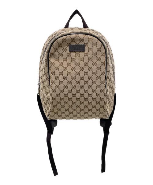 GUCCI（グッチ）GUCCI (グッチ) GGキャンバスバッグパック ベージュ サイズ:-の古着・服飾アイテム