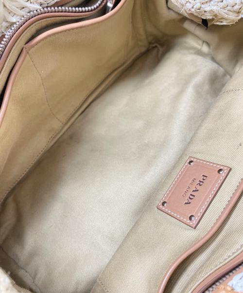PRADA（プラダ）PRADA (プラダ) カナパ/2WAYハンドバッグ ベージュの古着・服飾アイテム