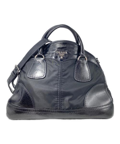 PRADA（プラダ）PRADA (プラダ) 2WAYショルダーバッグ ブラックの古着・服飾アイテム
