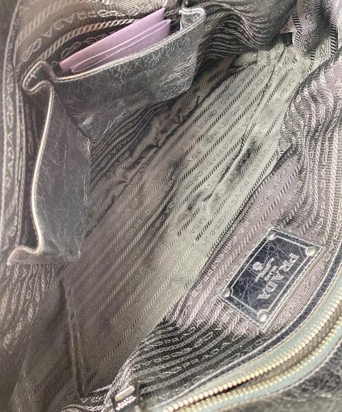 PRADA（プラダ）PRADA (プラダ) 2WAYショルダーバッグ ブラックの古着・服飾アイテム
