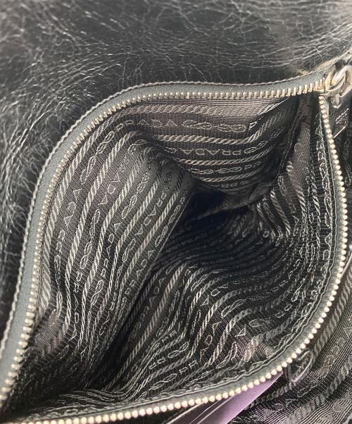 PRADA（プラダ）PRADA (プラダ) 2WAYショルダーバッグ ブラックの古着・服飾アイテム