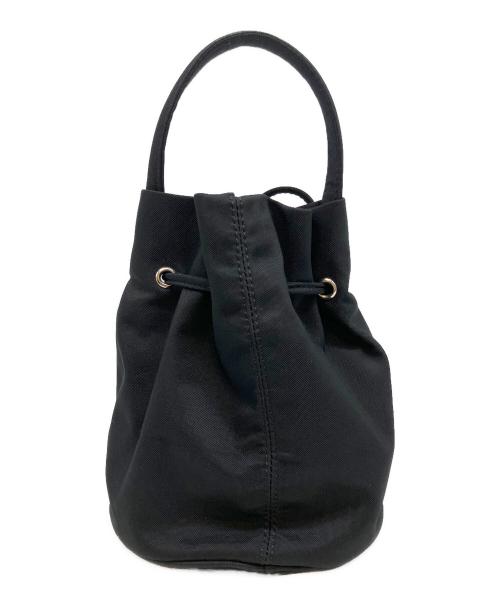 BALENCIAGA（バレンシアガ）BALENCIAGA (バレンシアガ) ロゴ刺繍ナイロン2wayバッグ ブラックの古着・服飾アイテム