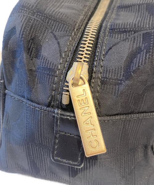 CHANEL（シャネル）CHANEL (シャネル) ニュートラベルライン ミニボストンバッグ ブラック サイズ:ミニの古着・服飾アイテム