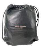 Saint Laurent Parisサンローランパリ）の古着「TEDDY BACK PACK」｜ブラック