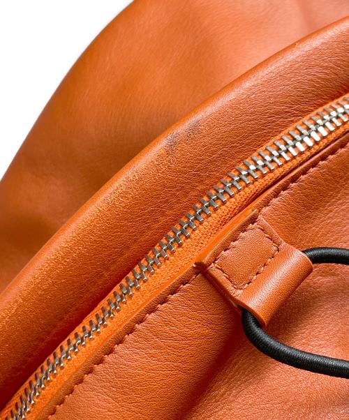 TOD'S（トッズ）TOD'S (トッズ) レザーバックパック オレンジの古着・服飾アイテム