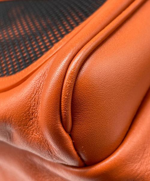 TOD'S（トッズ）TOD'S (トッズ) レザーバックパック オレンジの古着・服飾アイテム