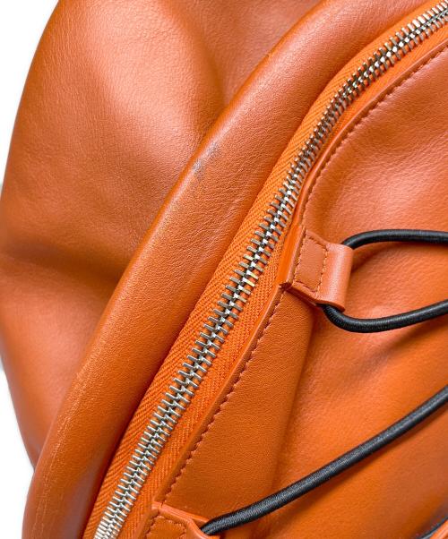 TOD'S（トッズ）TOD'S (トッズ) レザーバックパック オレンジの古着・服飾アイテム