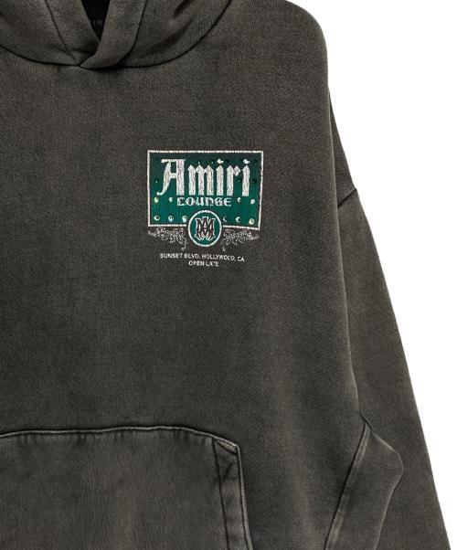 AMIRI（アミリ）AMIRI (アミリ) ヴィンテージクリスタルラウンジフーディー グレー サイズ:Sの古着・服飾アイテム
