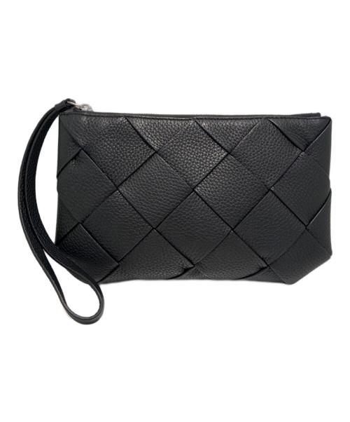 BOTTEGA VENETA（ボッテガベネタ）BOTTEGA VENETA (ボッテガベネタ) ディアゴミディアムポーチ ブラックの古着・服飾アイテム