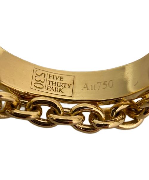 FIVE THIRTY PARK（ファイブサーティーパーク）FIVE THIRTY PARK (ファイブサーティーパーク) Block Ring サイズ:6号の古着・服飾アイテム