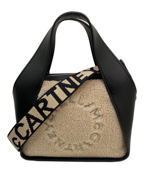 STELLA McCARTNEY（ステラマッカートニー）STELLA McCARTNEY (ステラマッカートニー) ロゴシアリングショルダーバッグ ブラック×ホワイトの古着・服飾アイテム