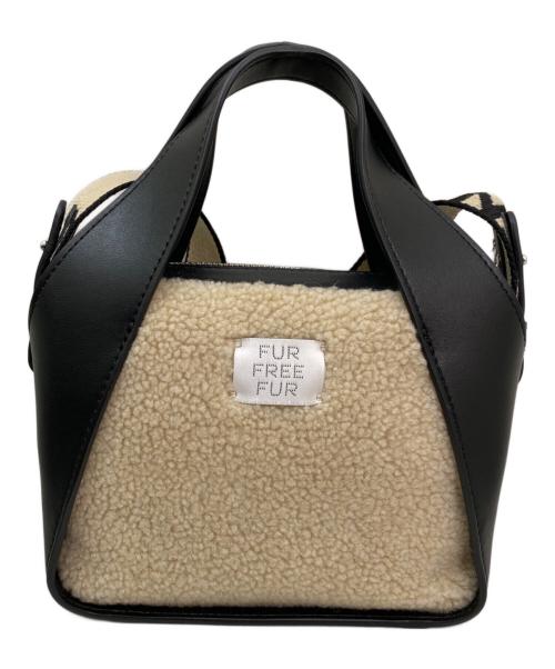 STELLA McCARTNEY（ステラマッカートニー）STELLA McCARTNEY (ステラマッカートニー) ロゴシアリングショルダーバッグ ブラック×ホワイトの古着・服飾アイテム