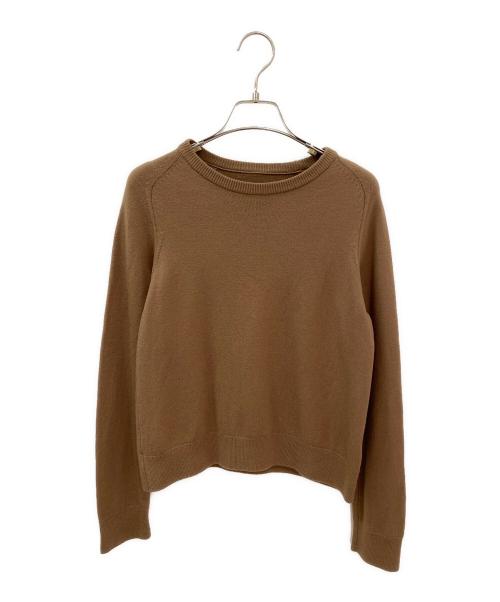 DEUXIEME CLASSE（ドゥーズィエム クラス）DEUXIEME CLASSE (ドゥーズィエム クラス) WISHクルネックニットプルオーバー ブラウン サイズ:Freeの古着・服飾アイテム