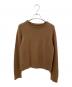 DEUXIEME CLASSE（ドゥーズィエム クラス）の古着「WISHクルネックニットプルオーバー」｜ブラウン