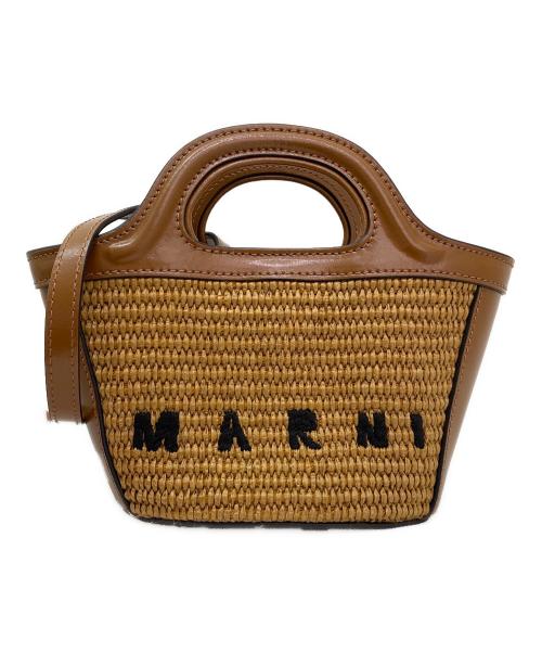 MARNI（マルニ）MARNI (マルニ) トロピカリアサマー マイクロバッグ ブラウン サイズ:マイクロの古着・服飾アイテム