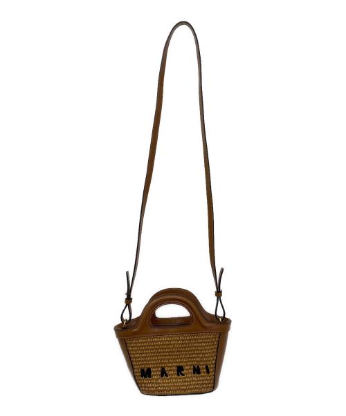 MARNI（マルニ）MARNI (マルニ) トロピカリアサマー マイクロバッグ ブラウン サイズ:マイクロの古着・服飾アイテム