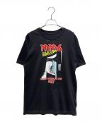 MM6 Maison Margielaエムエムシックスメゾンマルジェラ）の古着「プリントTシャツ」｜ブラック