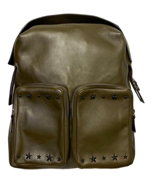 JIMMY CHOO（ジミーチュウ）JIMMY CHOO (ジミーチュウ) リュック オリーブ サイズ:-の古着・服飾アイテム