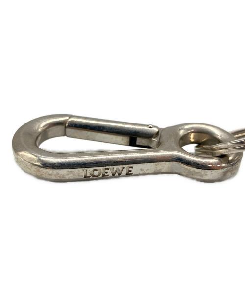 LOEWE（ロエベ）LOEWE (ロエベ) Leather Fringe Bag Charm タッセルバッグチャーム ブルーの古着・服飾アイテム