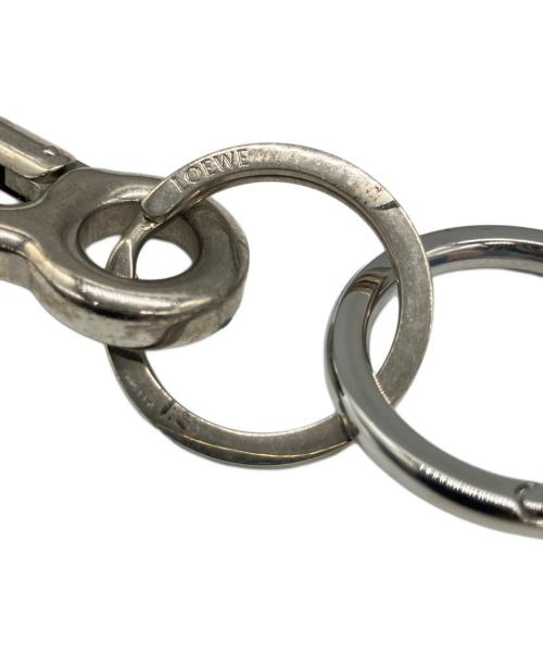 LOEWE（ロエベ）LOEWE (ロエベ) Leather Fringe Bag Charm タッセルバッグチャーム ブルーの古着・服飾アイテム