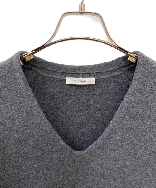 THE ROW（ザ ロウ）THE ROW (ザ ロウ) Vネックニット グレー サイズ:XSの古着・服飾アイテム
