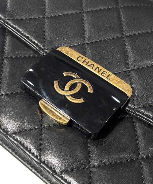 CHANEL（シャネル）CHANEL (シャネル) マトラッセ ビューティーロック チェーンショルダーバッグ/Matelassé Beauty Lock Chain Shoulder Bag ブラックの古着・服飾アイテム